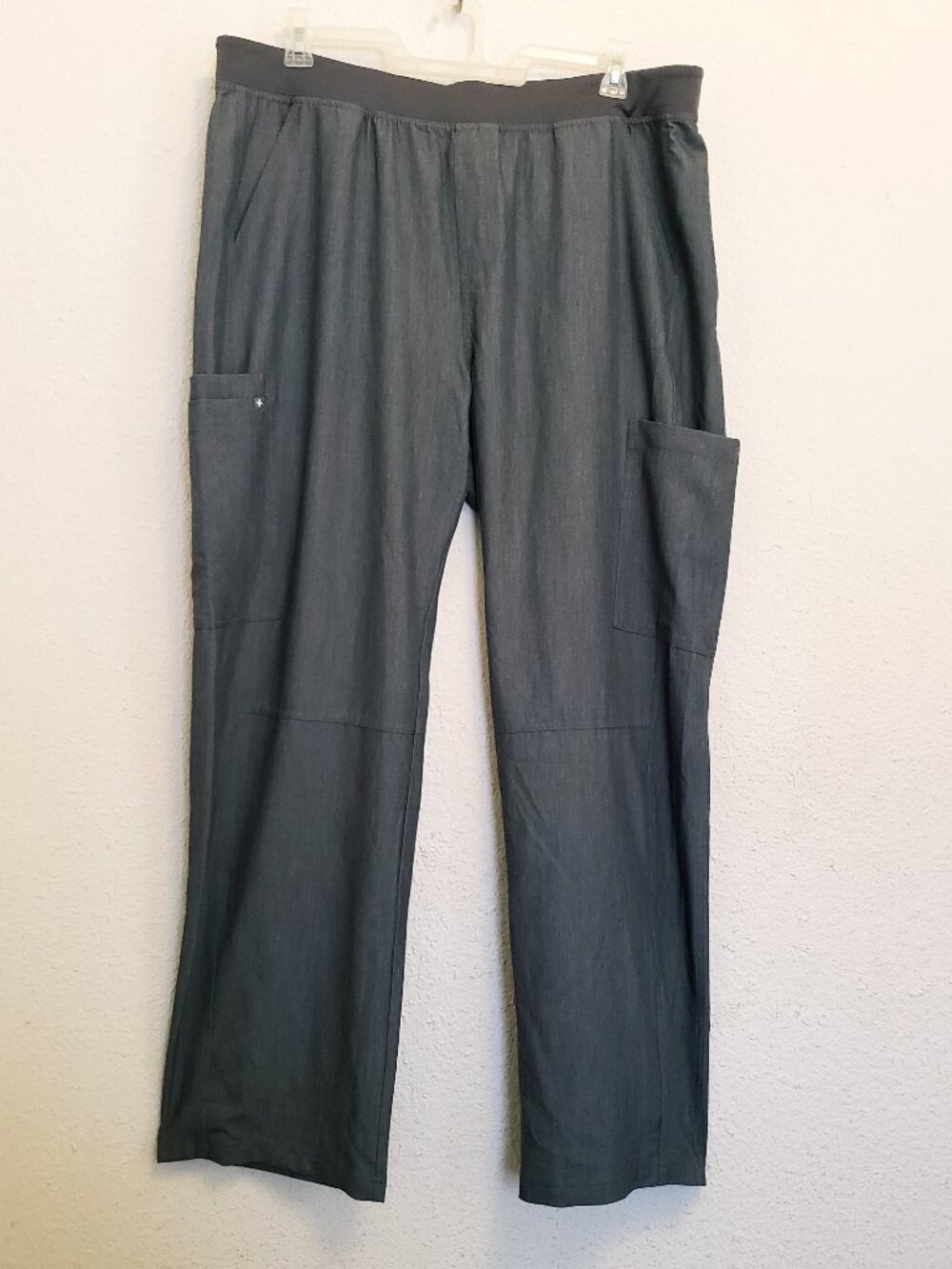 FIGS Pants Womens XXL Gray Technical Collection Kade Cargo Scrub Pants Stretch